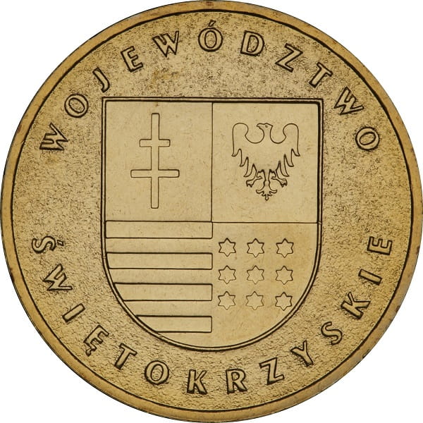 Moneta 2 zł Województwo Świętokrzyskie 2005