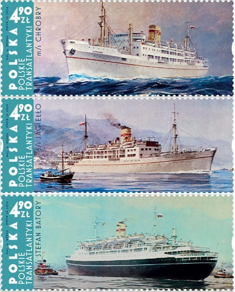 Polskie transatlantyki Arkusz 2024 5407-5409