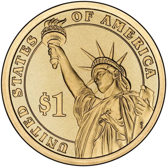 Moneta 1 dolar 2007 Thomas Jefferson 3rd