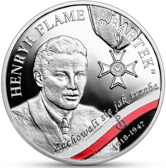 Moneta 10 zł Henryk Flame Bartek 2024