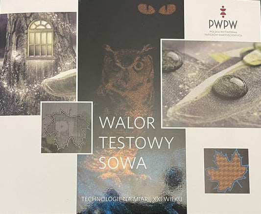 Sowa PWPW 2023 banknot testowy HIT